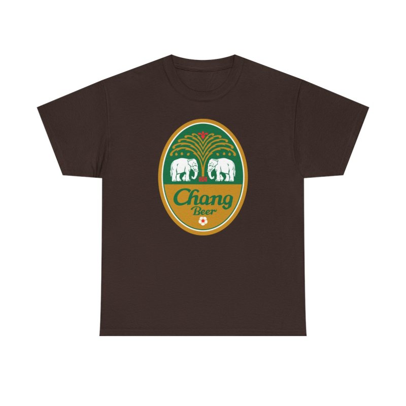 Chang Beer Thailand T-Shirt | Iconic Elephant Logo Graphic Tee | Thai Lager Souvenir Shirt