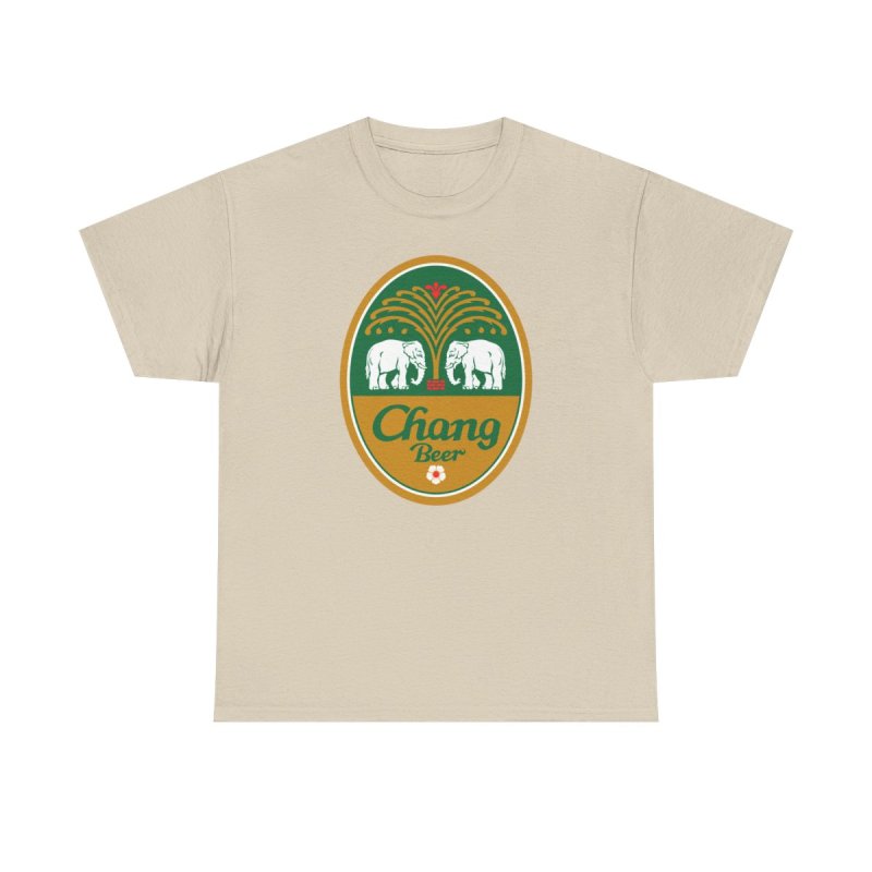 Chang Beer Thailand T-Shirt | Iconic Elephant Logo Graphic Tee | Thai Lager Souvenir Shirt