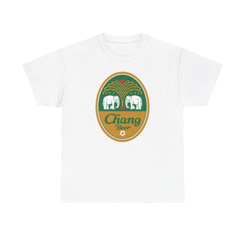 Chang Beer Thailand T-Shirt | Iconic Elephant Logo Graphic Tee | Thai Lager Souvenir Shirt
