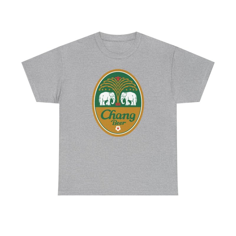 Chang Beer Thailand T-Shirt | Iconic Elephant Logo Graphic Tee | Thai Lager Souvenir Shirt