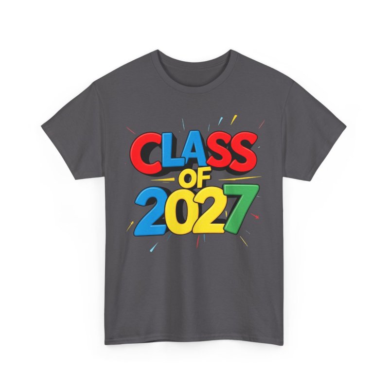 Class of 2027 T-Shirt | Playful Bubbly Graphic Tee