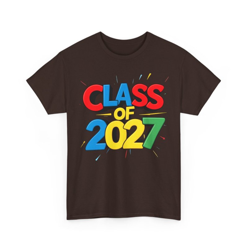 Class of 2027 T-Shirt | Playful Bubbly Graphic Tee