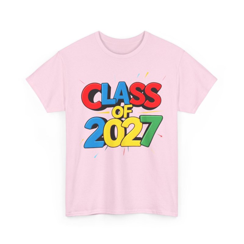 Class of 2027 T-Shirt | Playful Bubbly Graphic Tee