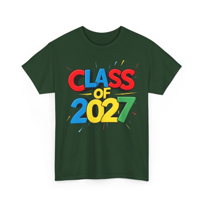 Class of 2027 T-Shirt | Playful Bubbly Graphic Tee