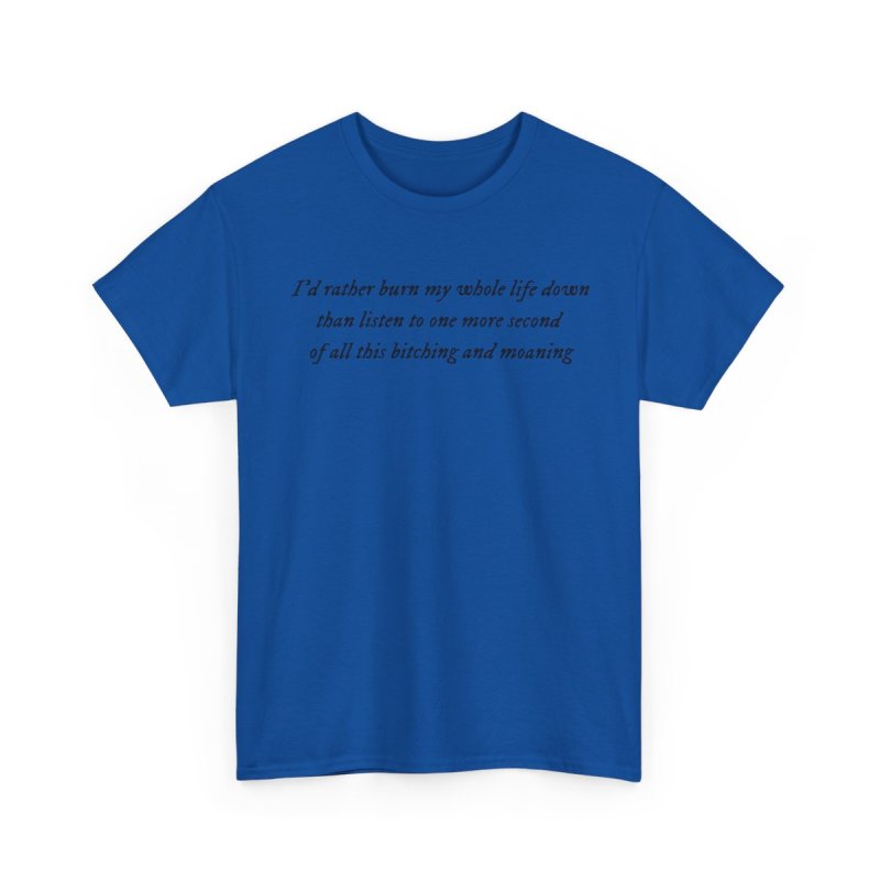 But Daddy I Love Him T-Shirt | Tortured Poets Lyric Graphic Tee | I'd Rather Burn My Whole Life Down Shirt