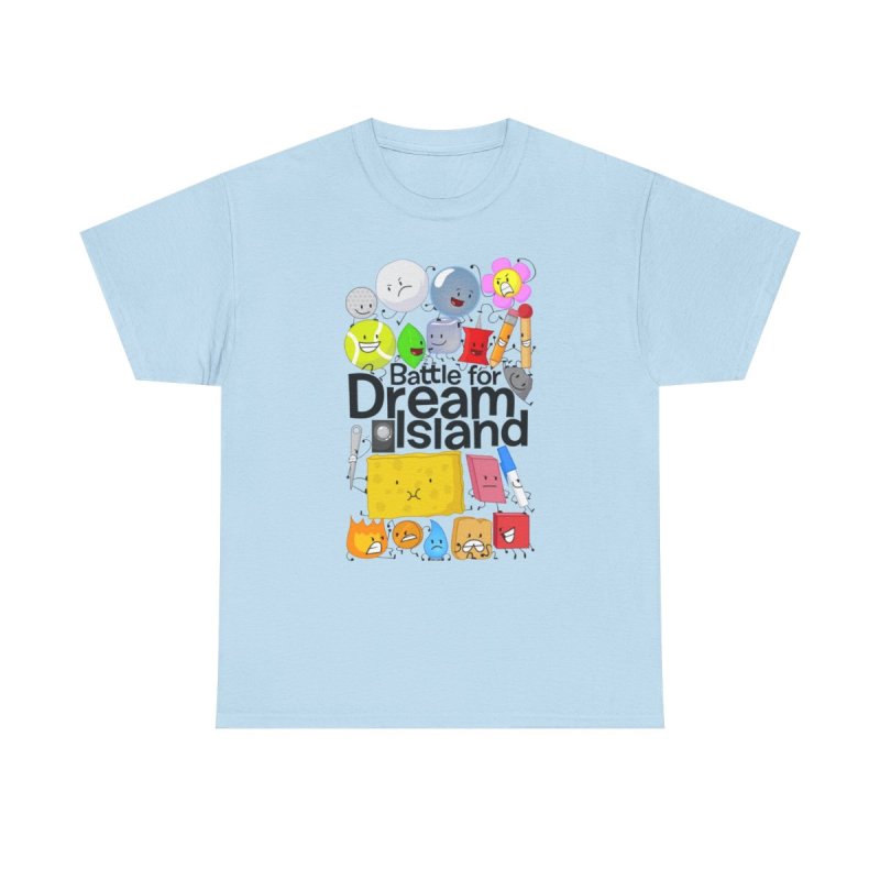 BFDI "Poster" Graphic Tee - Battle for Dream Island Inverted Color T-Shirt