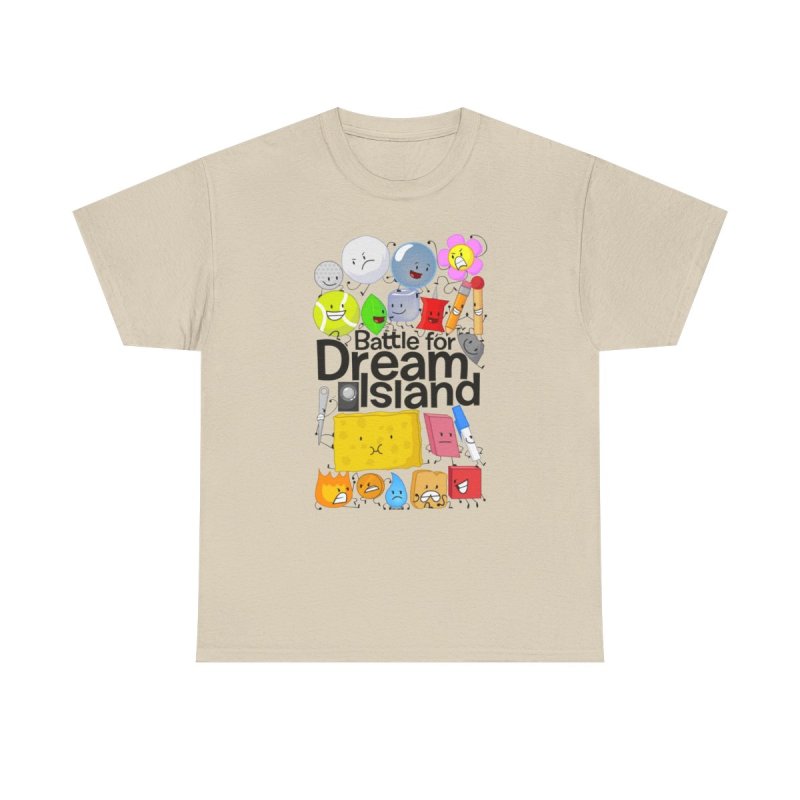 BFDI "Poster" Graphic Tee - Battle for Dream Island Inverted Color T-Shirt