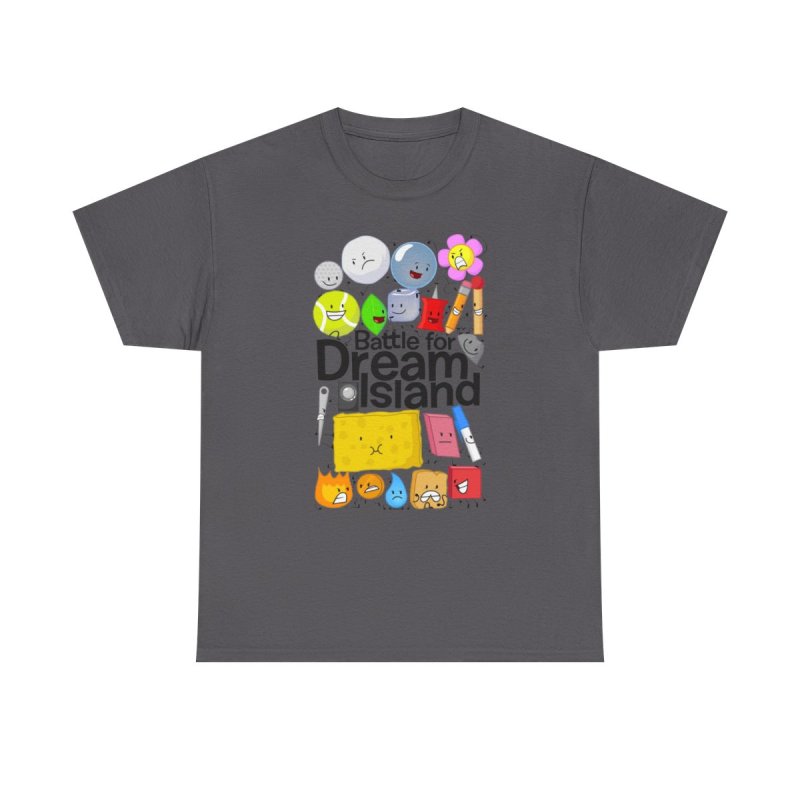 BFDI "Poster" Graphic Tee - Battle for Dream Island Inverted Color T-Shirt