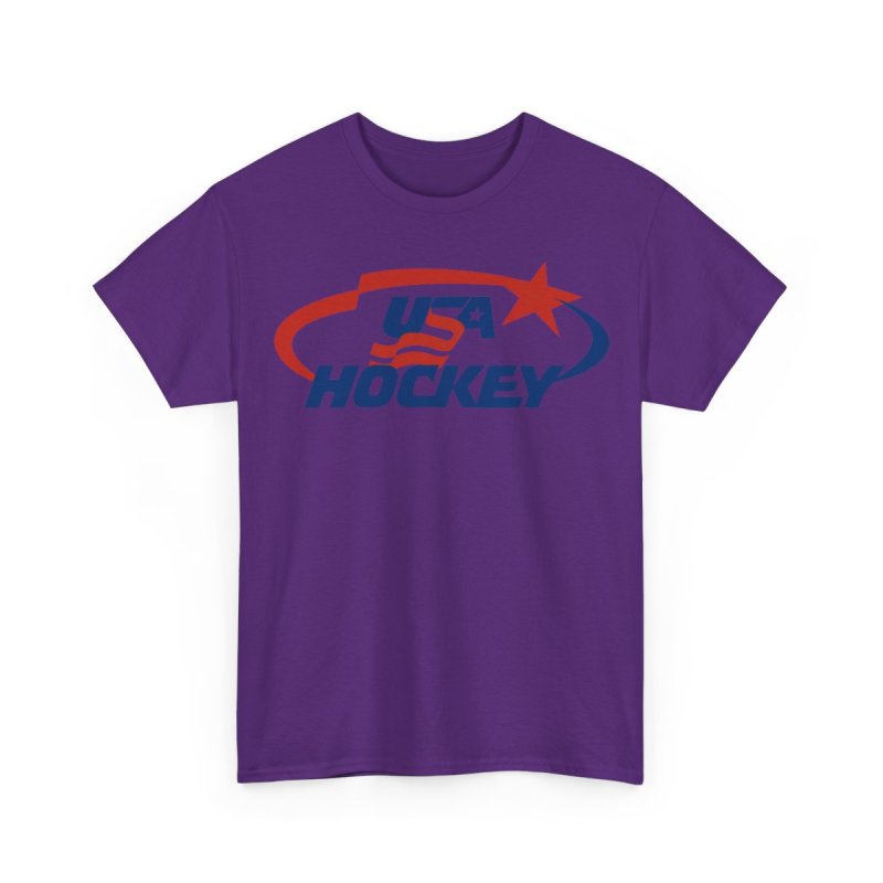 USA Hockey Team T-Shirt | Official Logo Fan Gear | Team USA Ice Hockey Graphic Tee