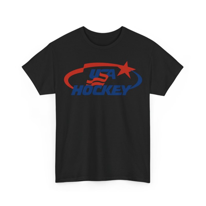 USA Hockey Team T-Shirt | Official Logo Fan Gear | Team USA Ice Hockey Graphic Tee