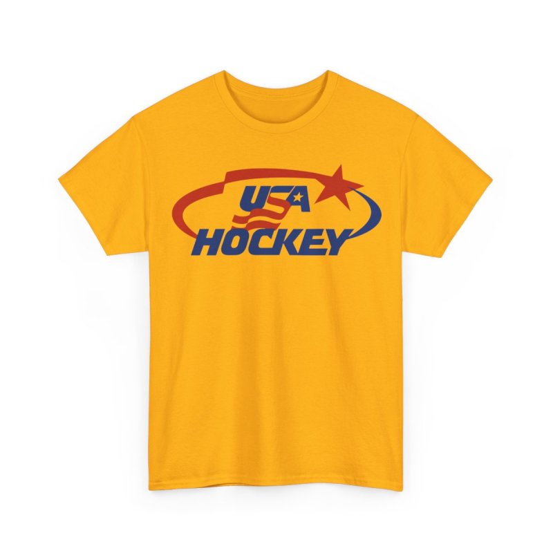 USA Hockey Team T-Shirt | Official Logo Fan Gear | Team USA Ice Hockey Graphic Tee