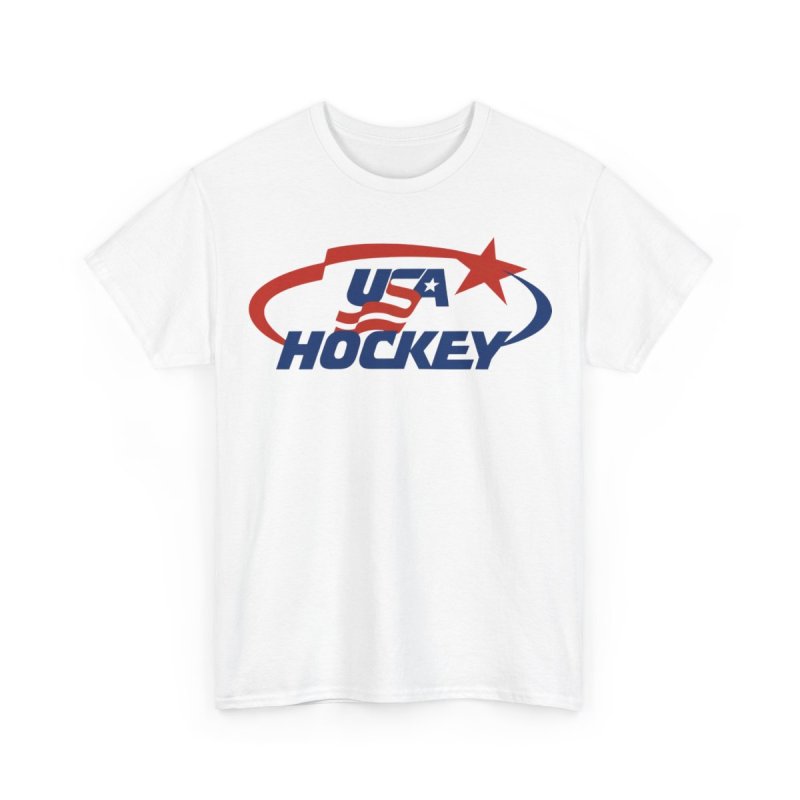 USA Hockey Team T-Shirt | Official Logo Fan Gear | Team USA Ice Hockey Graphic Tee