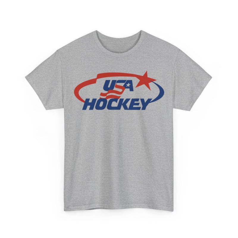 USA Hockey Team T-Shirt | Official Logo Fan Gear | Team USA Ice Hockey Graphic Tee