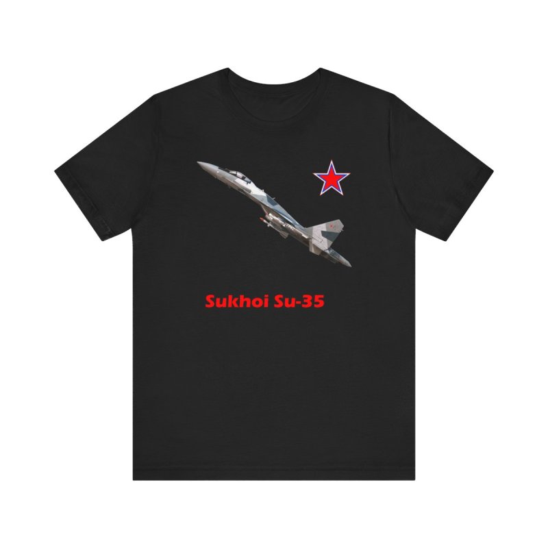 Su-35 Fighter Jet Aviation T-Shirt