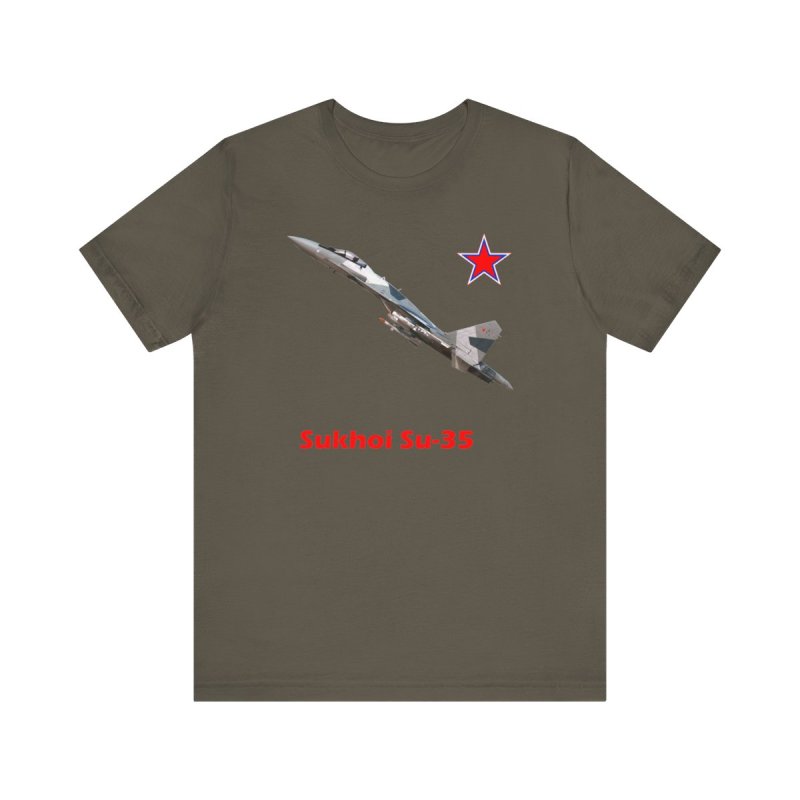 Su-35 Fighter Jet Aviation T-Shirt