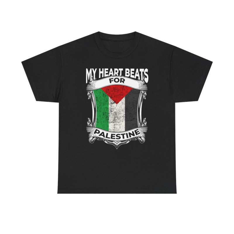 The Heart of Palestine Tee | Gaza & Roots of Peace
