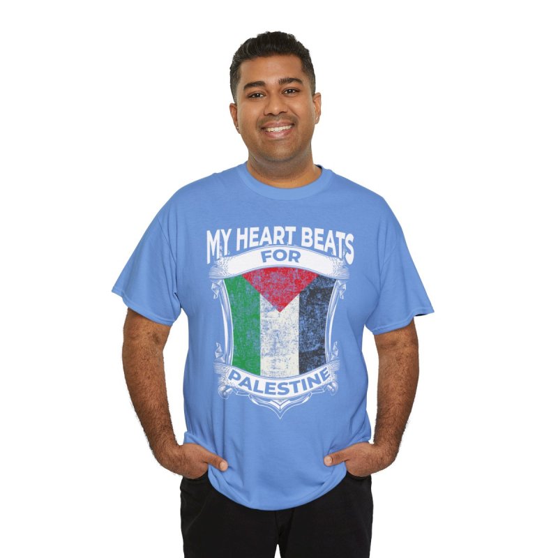 The Heart of Palestine Tee | Gaza & Roots of Peace