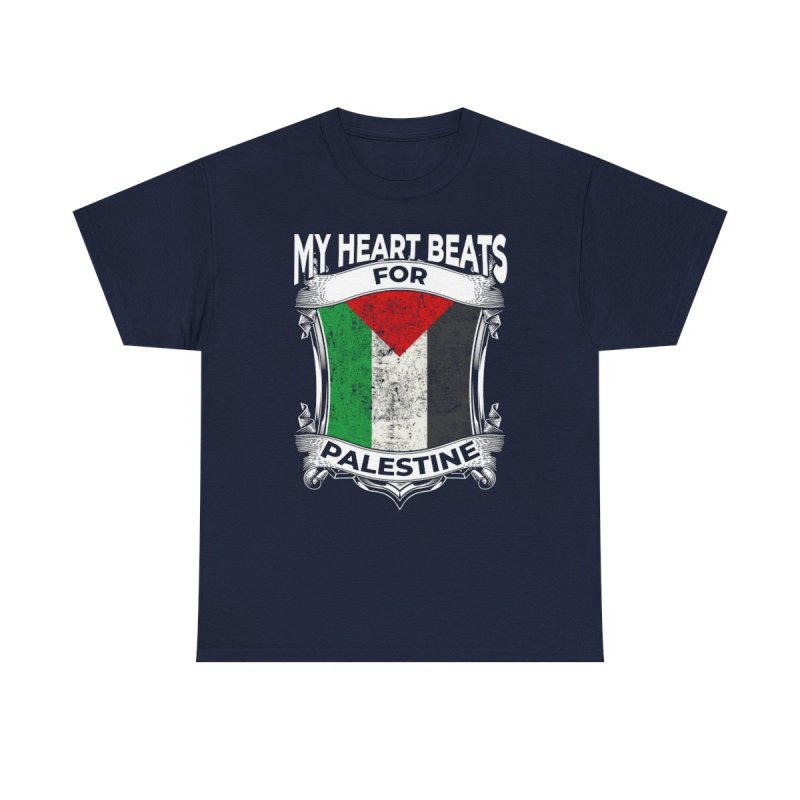 The Heart of Palestine Tee | Gaza & Roots of Peace