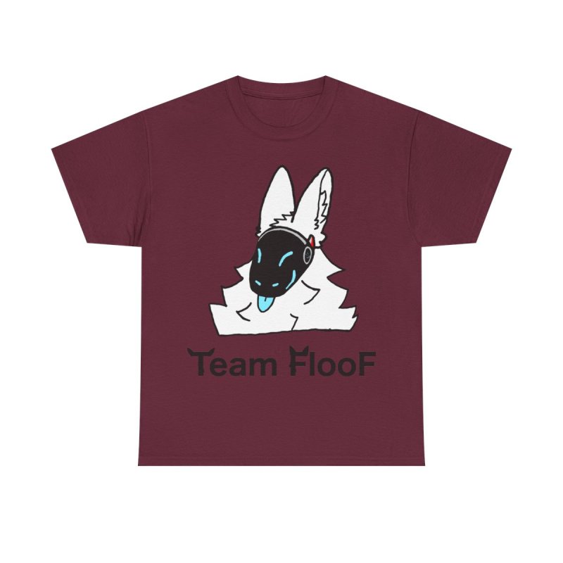 Team Floof Protogen Furry Graphic Heavy Cotton Tee