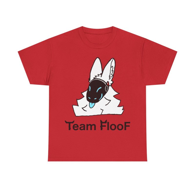 Team Floof Protogen Furry Graphic Heavy Cotton Tee