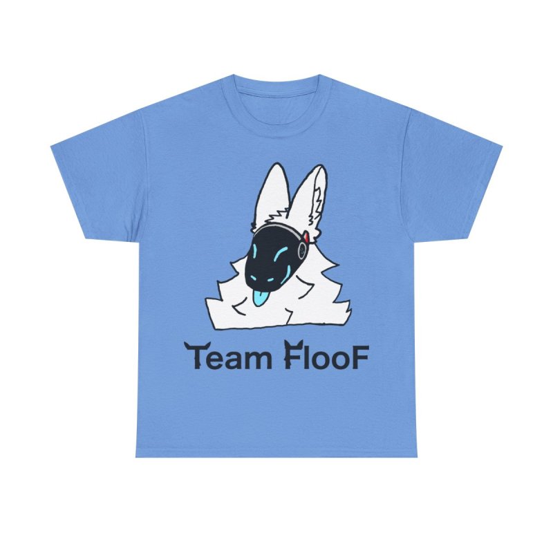 Team Floof Protogen Furry Graphic Heavy Cotton Tee