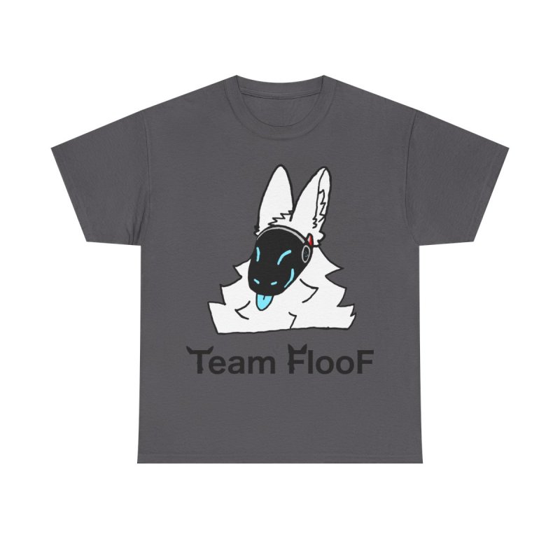 Team Floof Protogen Furry Graphic Heavy Cotton Tee