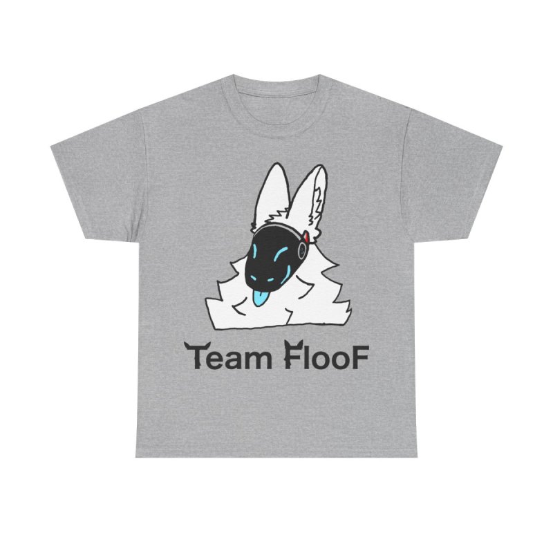 Team Floof Protogen Furry Graphic Heavy Cotton Tee