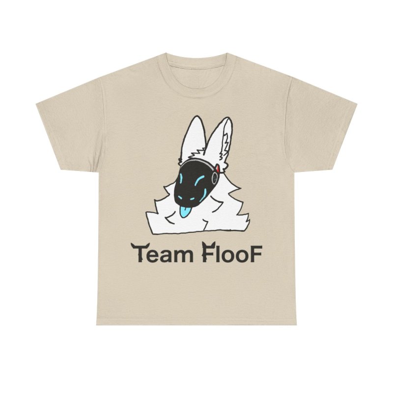 Team Floof Protogen Furry Graphic Heavy Cotton Tee