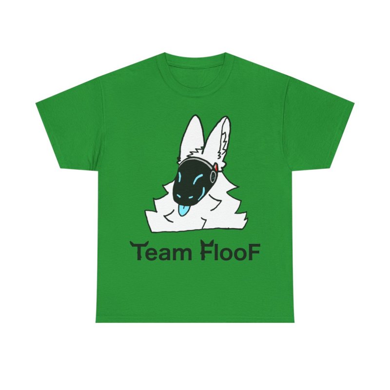 Team Floof Protogen Furry Graphic Heavy Cotton Tee