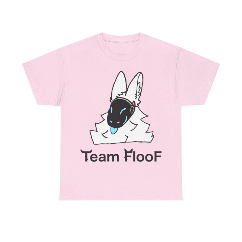 Team Floof Protogen Furry Graphic Heavy Cotton Tee