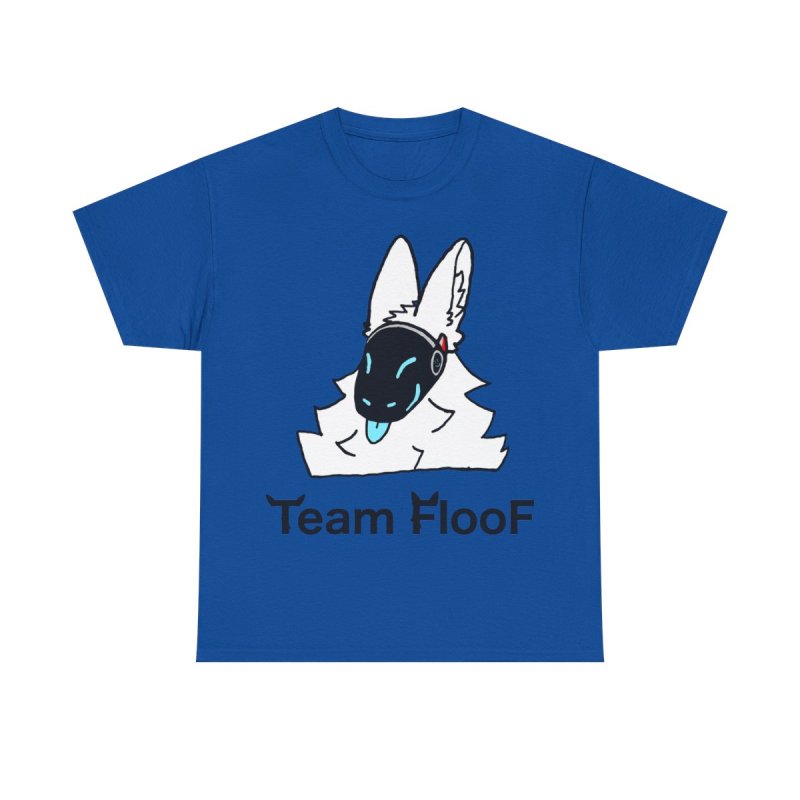 Team Floof Protogen Furry Graphic Heavy Cotton Tee
