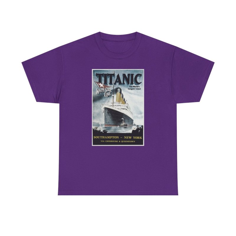 Titanic Voyage T-Shirt: Southampton to New York