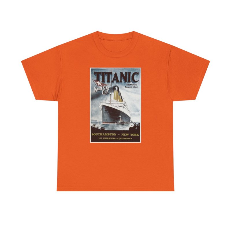 Titanic Voyage T-Shirt: Southampton to New York
