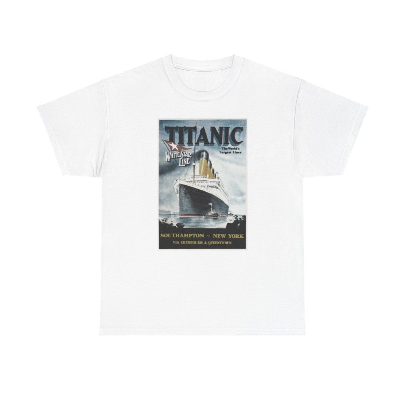 Titanic Voyage T-Shirt: Southampton to New York