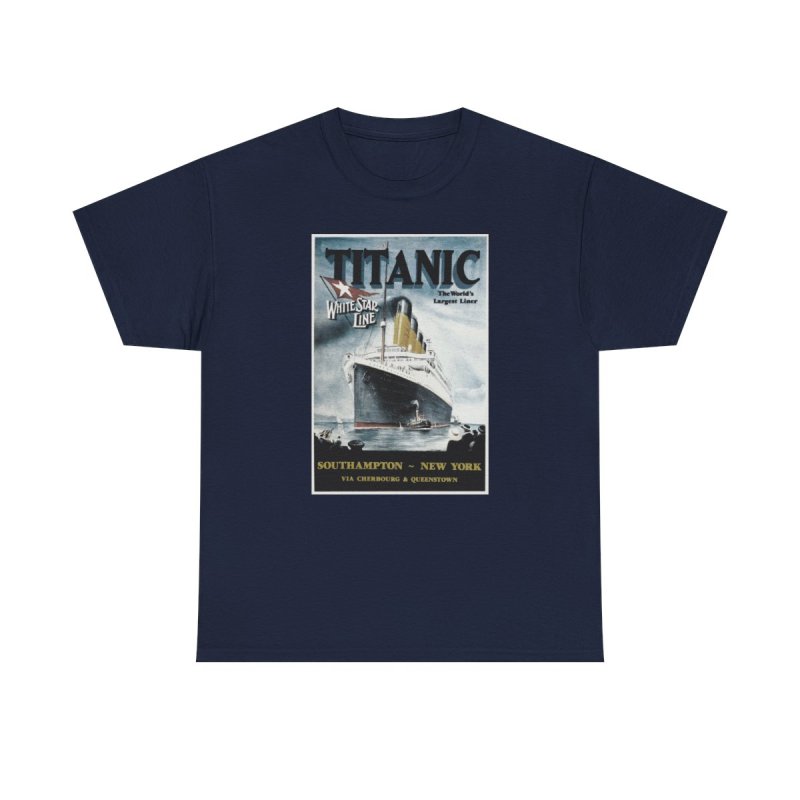 Titanic Voyage T-Shirt: Southampton to New York