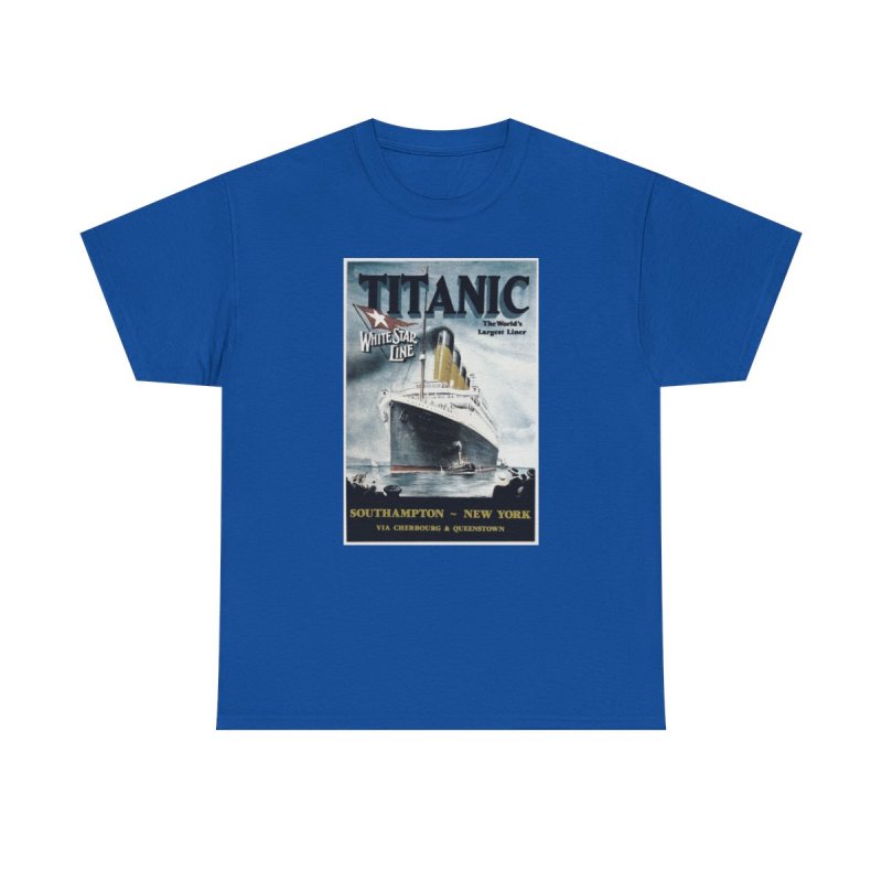 Titanic Voyage T-Shirt: Southampton to New York