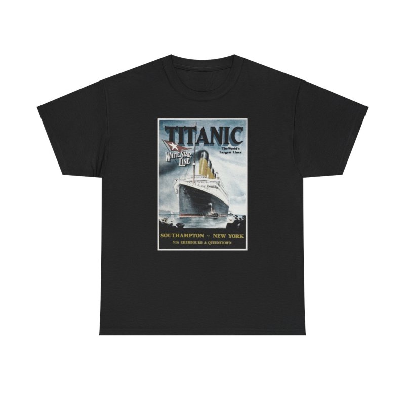 Titanic Voyage T-Shirt: Southampton to New York