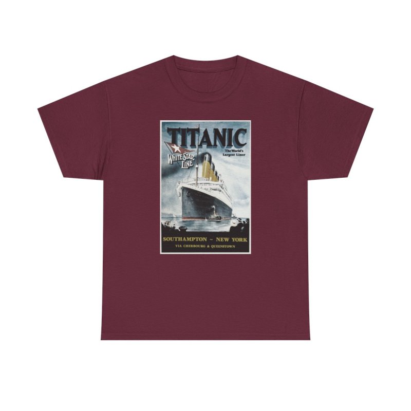 Titanic Voyage T-Shirt: Southampton to New York