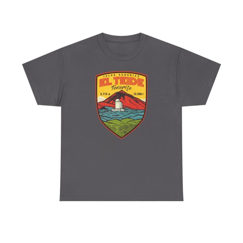 El Teide Tenerife T-Shirt | Canary Islands Spain Travel Souvenir | Mount Teide Volcano Graphic Tee
