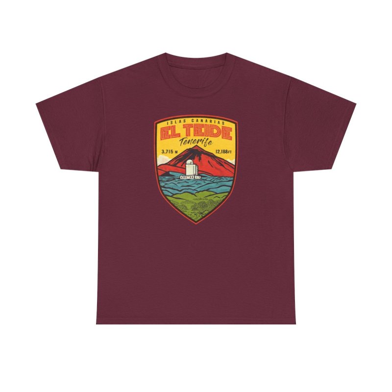 El Teide Tenerife T-Shirt | Canary Islands Spain Travel Souvenir | Mount Teide Volcano Graphic Tee