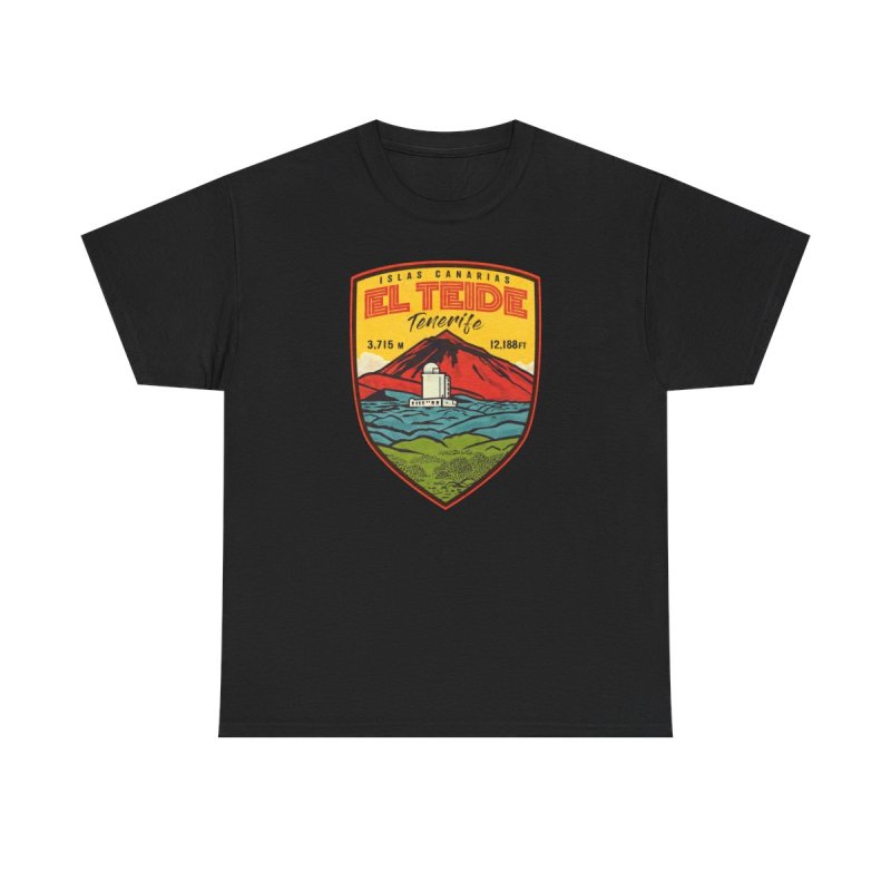 El Teide Tenerife T-Shirt | Canary Islands Spain Travel Souvenir | Mount Teide Volcano Graphic Tee