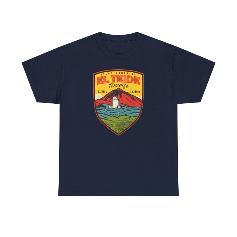 El Teide Tenerife T-Shirt | Canary Islands Spain Travel Souvenir | Mount Teide Volcano Graphic Tee