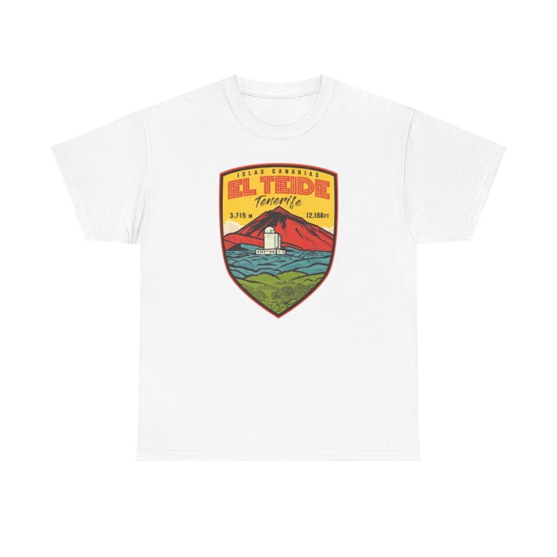 El Teide Tenerife T-Shirt | Canary Islands Spain Travel Souvenir | Mount Teide Volcano Graphic Tee