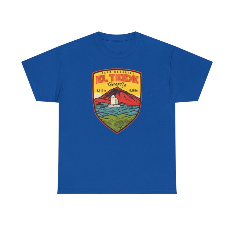 El Teide Tenerife T-Shirt | Canary Islands Spain Travel Souvenir | Mount Teide Volcano Graphic Tee