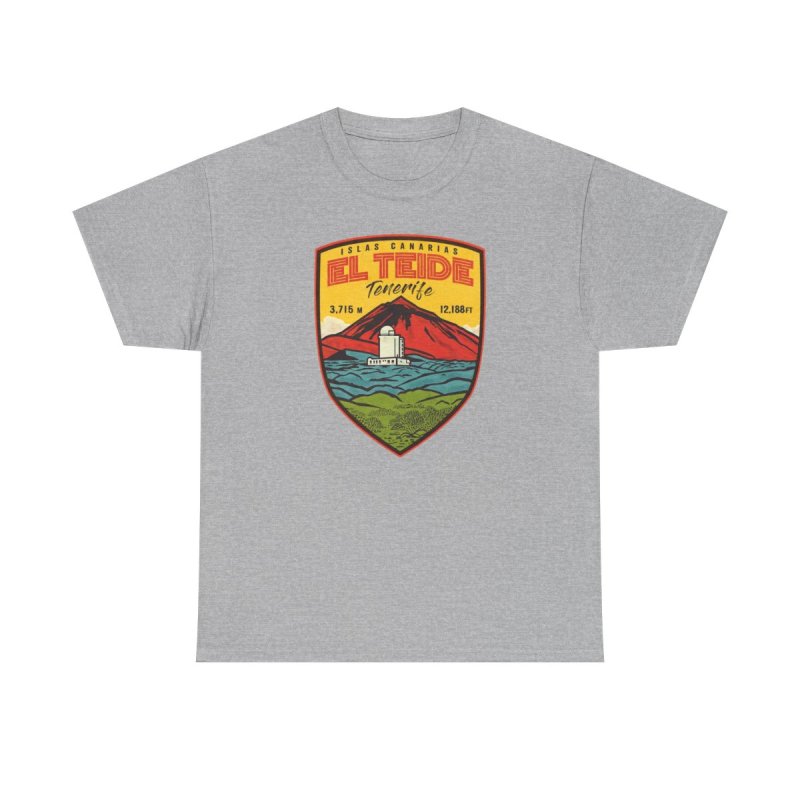 El Teide Tenerife T-Shirt | Canary Islands Spain Travel Souvenir | Mount Teide Volcano Graphic Tee