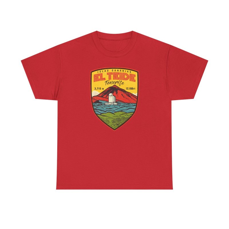 El Teide Tenerife T-Shirt | Canary Islands Spain Travel Souvenir | Mount Teide Volcano Graphic Tee