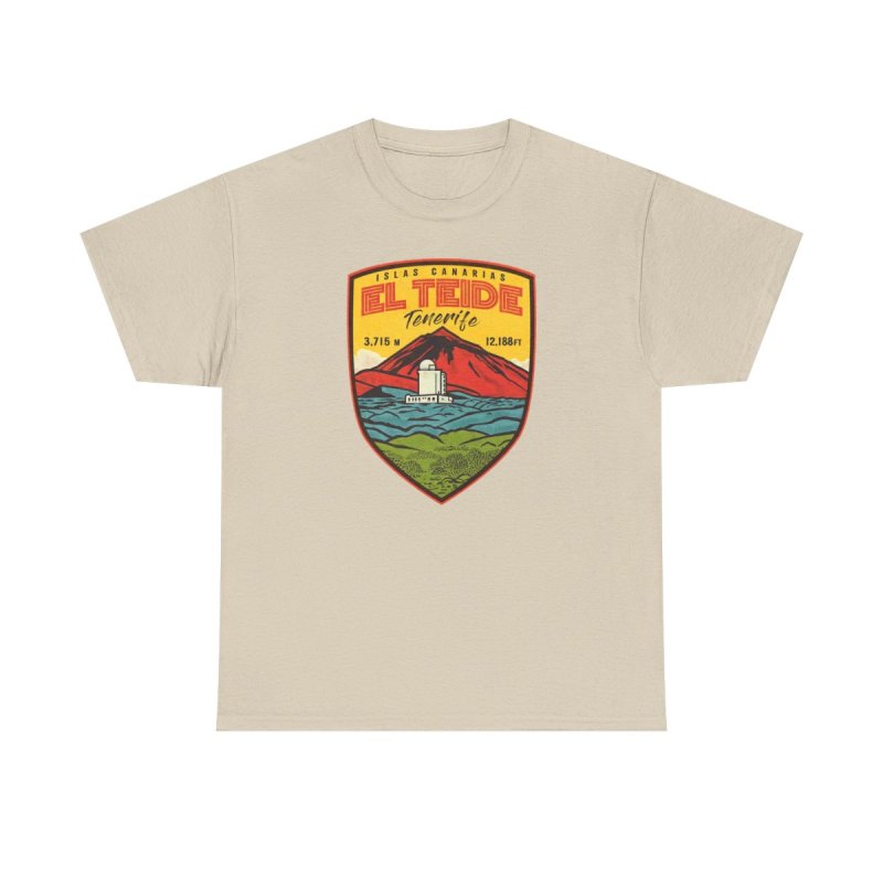 El Teide Tenerife T-Shirt | Canary Islands Spain Travel Souvenir | Mount Teide Volcano Graphic Tee