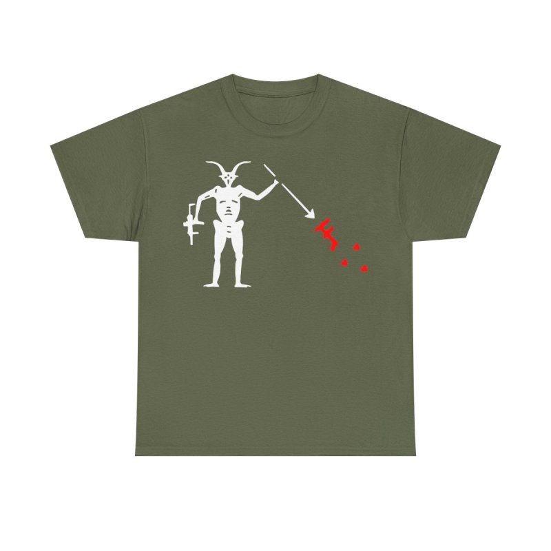 FOG Blackbeard Tactical Flag Graphic T-Shirt | Military Subculture Hypebeast Streetwear