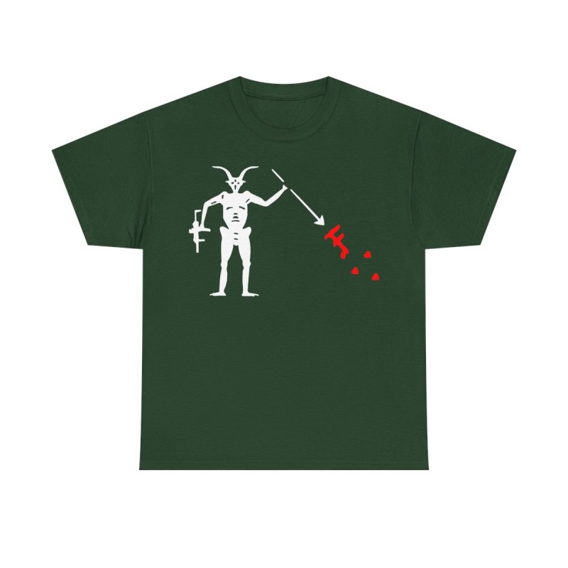 FOG Blackbeard Tactical Flag Graphic T-Shirt | Military Subculture Hypebeast Streetwear