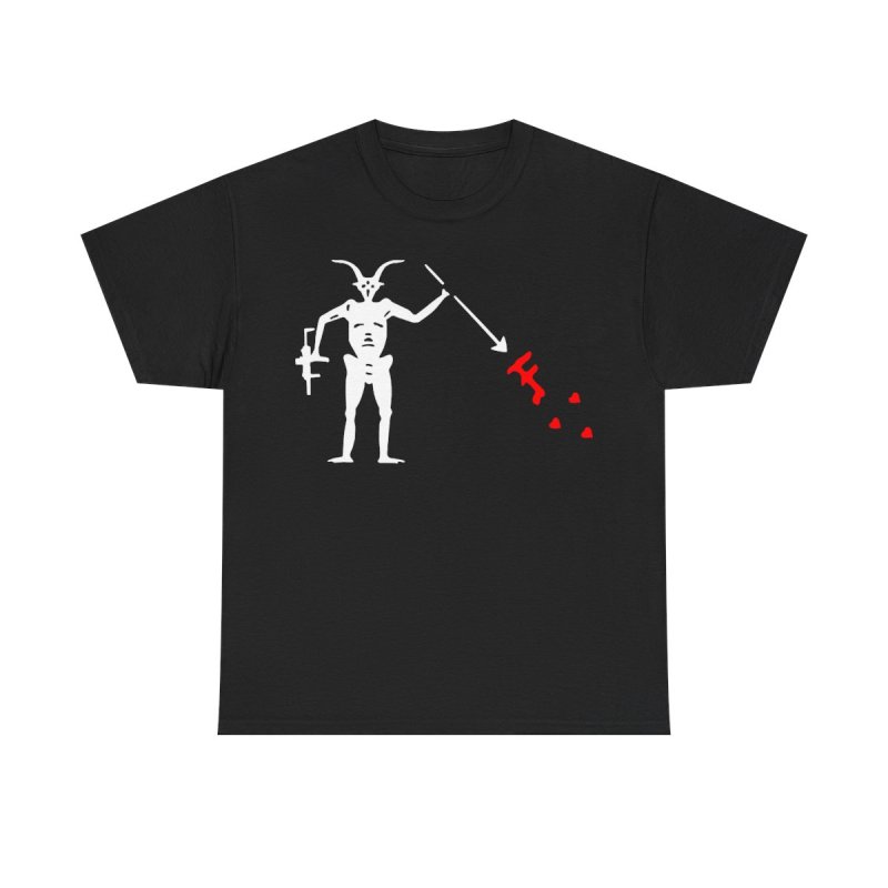 FOG Blackbeard Tactical Flag Graphic T-Shirt | Military Subculture Hypebeast Streetwear